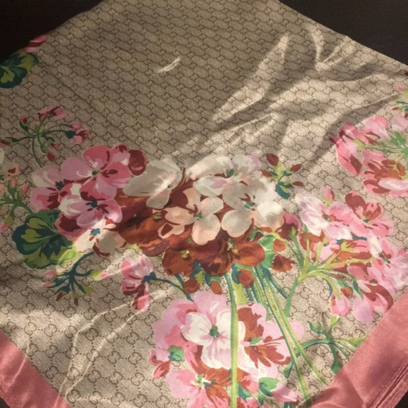 Fashion Retro Floral Wrap Scarf luxury - Picture 4 of 5